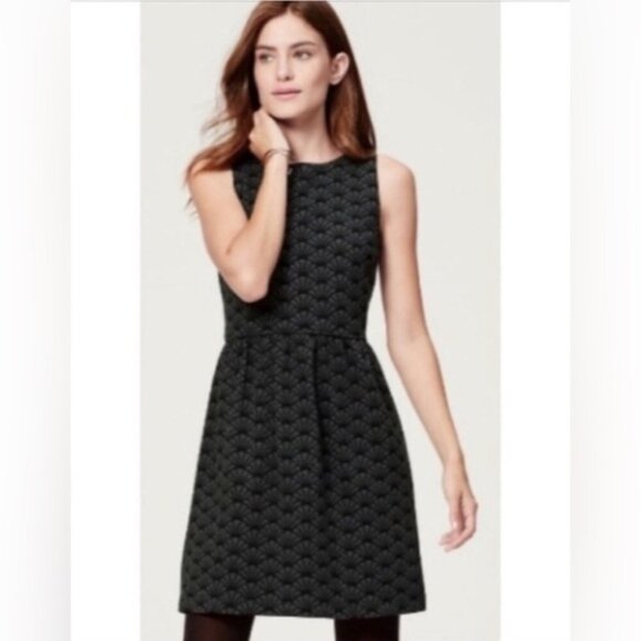 Loft sleeveless dress, 2P, charcoal/black - Picture 1 of 8